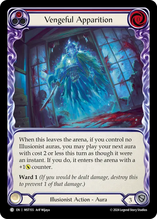 Vengeful Apparition card image, pitch 1