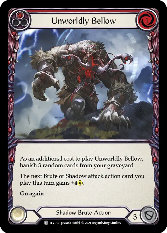 Unworldly Bellow card image, pitch 1