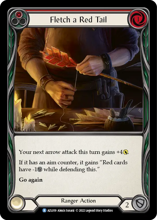 Fletch a Red Tail card image, pitch 1
