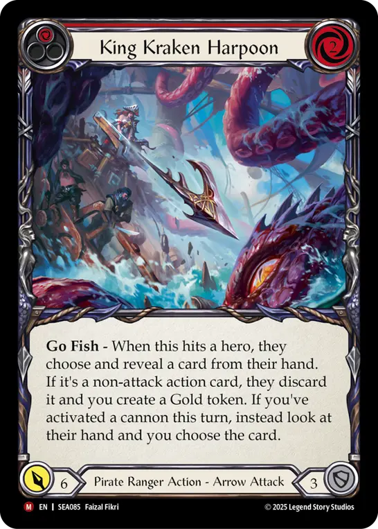 King Kraken Harpoon card image, pitch 1