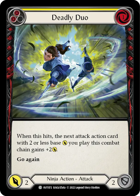 Deadly Duo card image, pitch 2