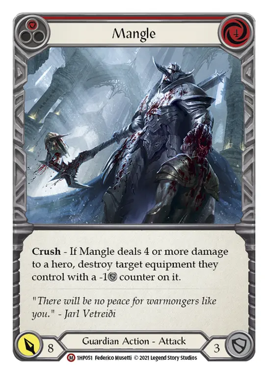 Mangle card image, pitch 1