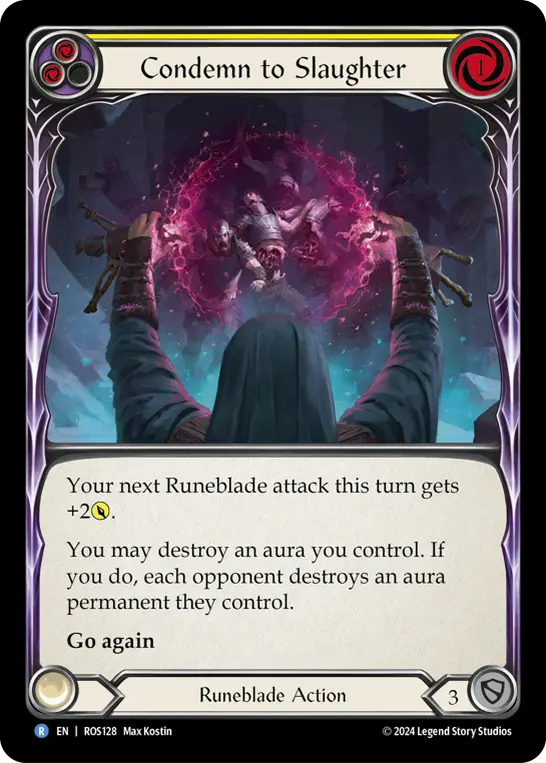 Condemn to Slaughter card image, pitch 2