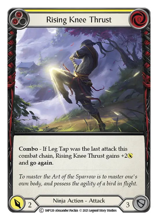 Rising Knee Thrust card image, pitch 2