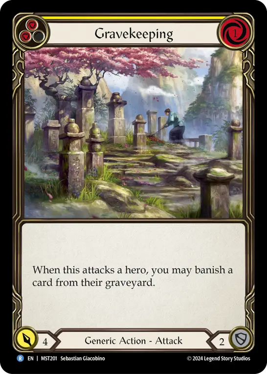 Gravekeeping card image, pitch 2