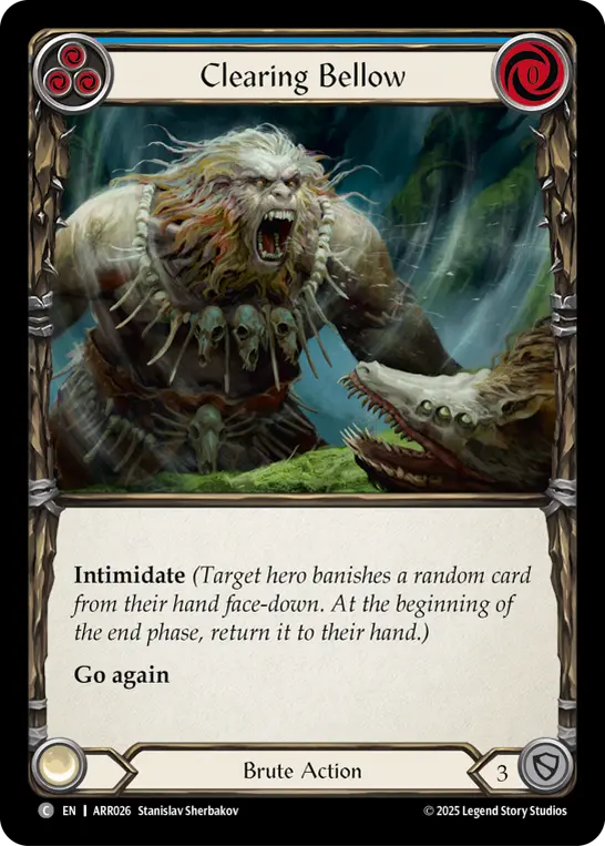 Clearing Bellow card image, pitch 3