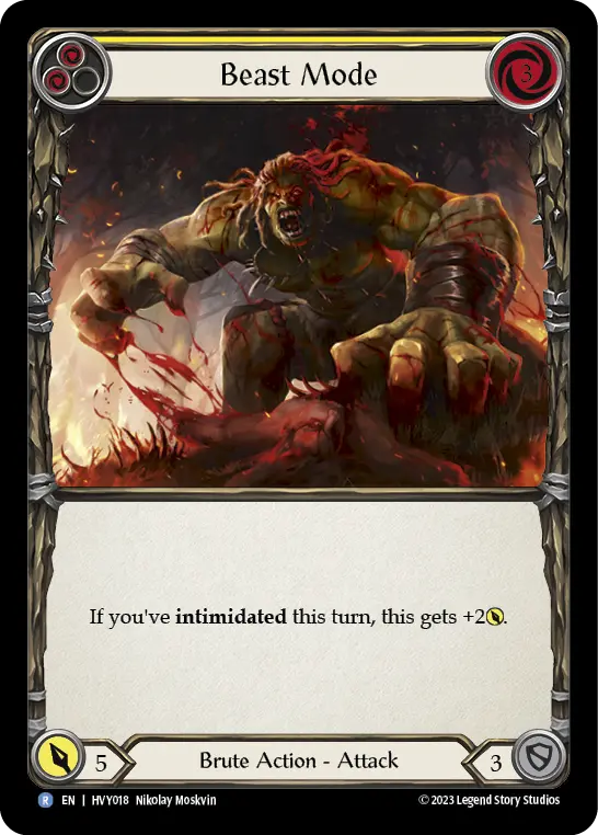 Beast Mode card image, pitch 2