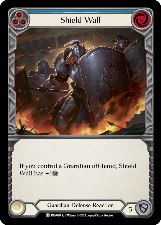 Shield Wall card image, pitch 3