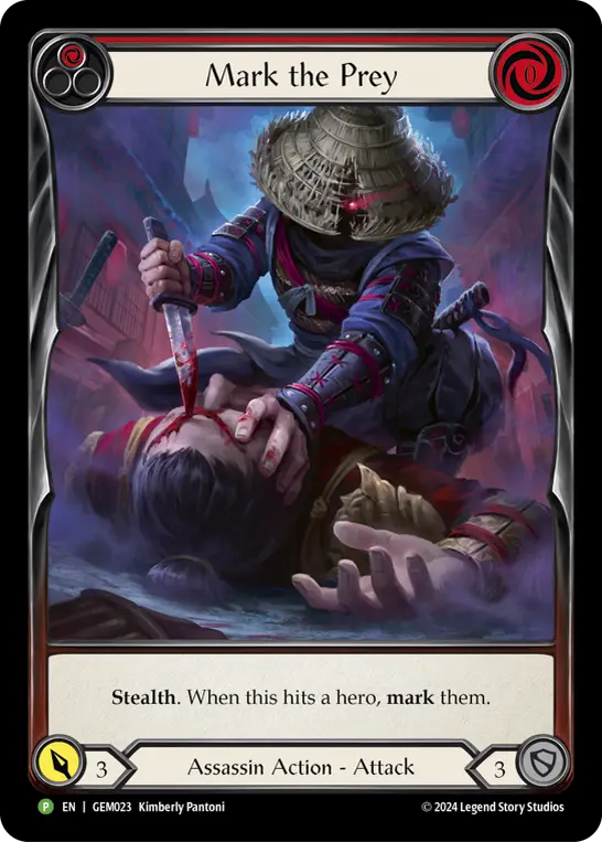 Mark the Prey card image, pitch 1
