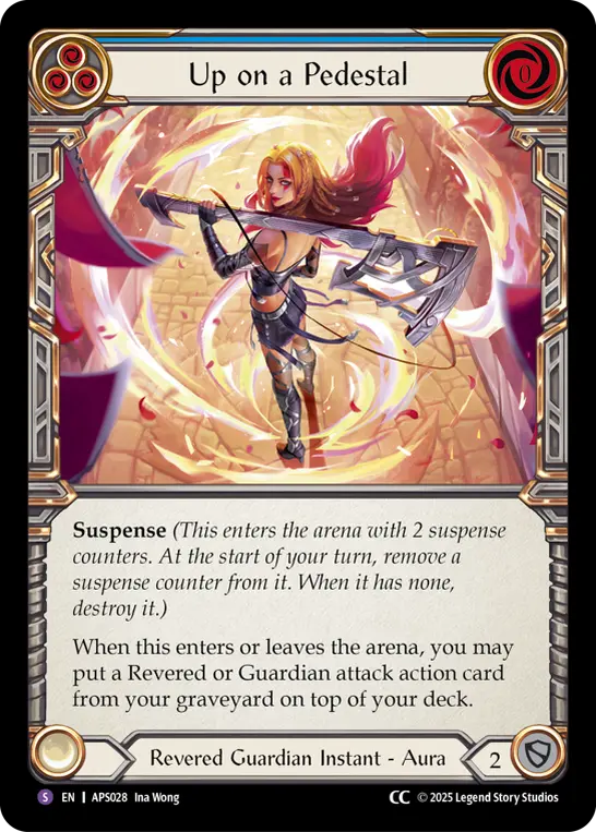 Up on a Pedestal card image, pitch 3