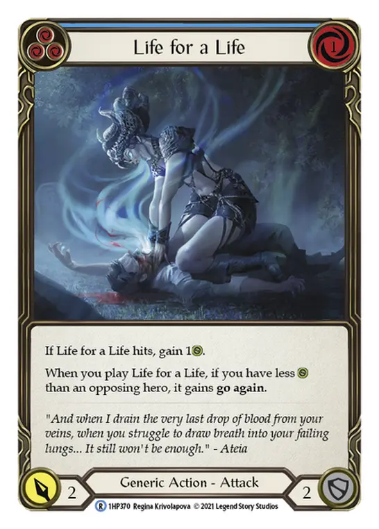 Life for a Life card image, pitch 3
