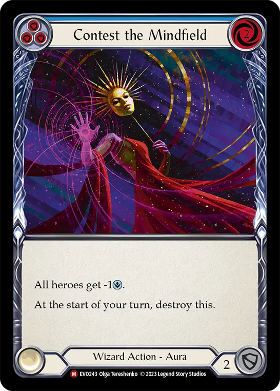 Contest the Mindfield card image, pitch 3
