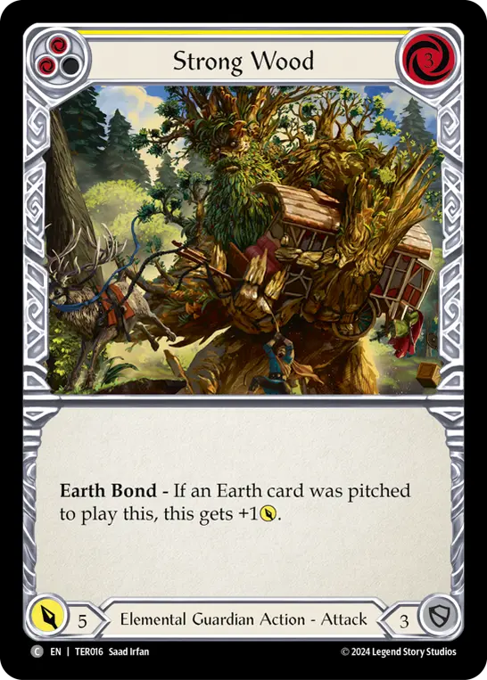 Strong Wood card image, pitch 2