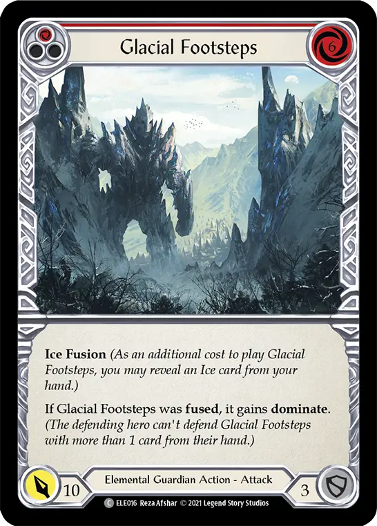 Glacial Footsteps card image, pitch 1