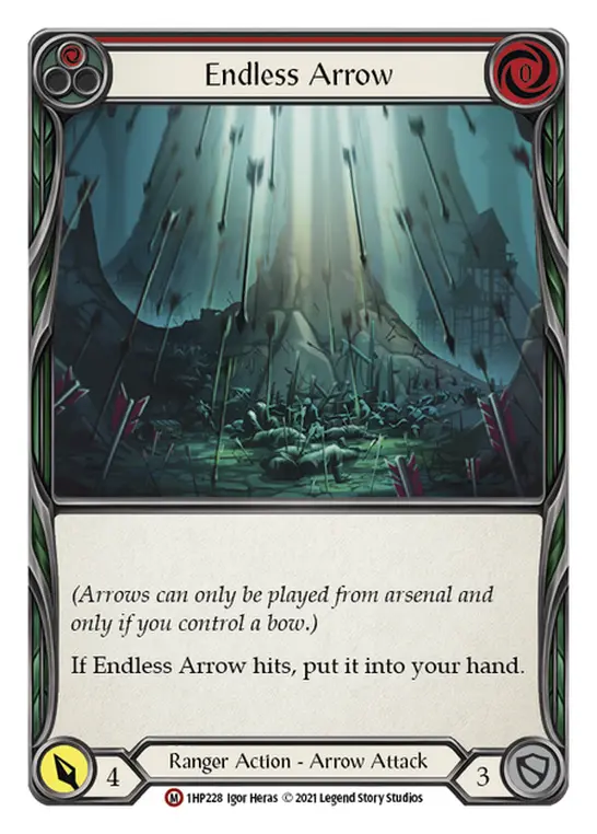 Endless Arrow card image, pitch 1
