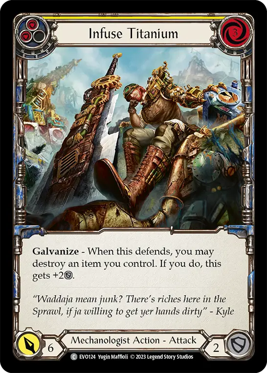 Infuse Titanium card image, pitch 2
