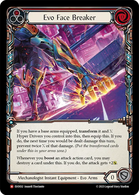 Evo Face Breaker card image, pitch 1