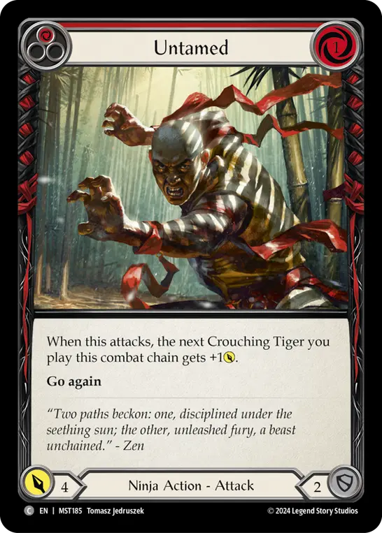 Untamed card image, pitch 1