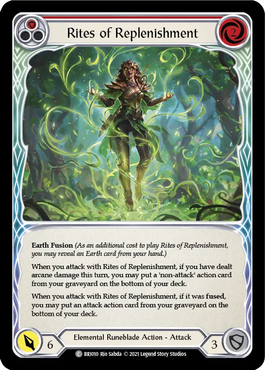 Rites of Replenishment card image, pitch 1