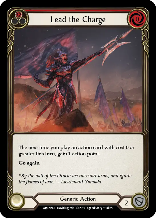 Lead the Charge card image, pitch 1