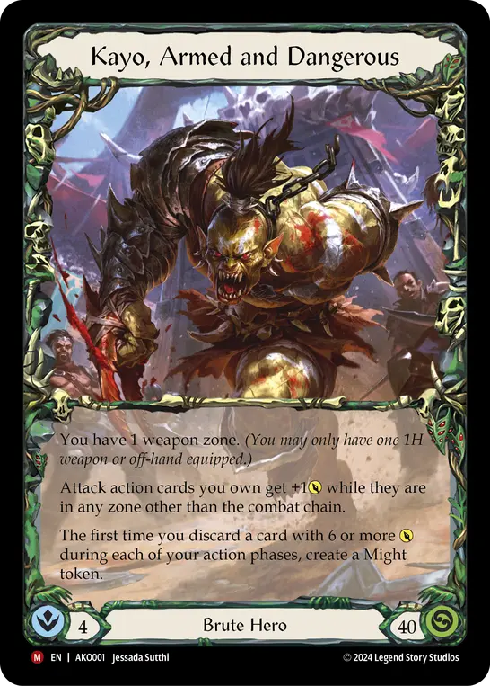 Kayo, Armed and Dangerous card image