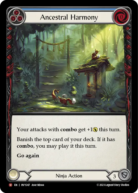 Ancestral Harmony card image, pitch 3