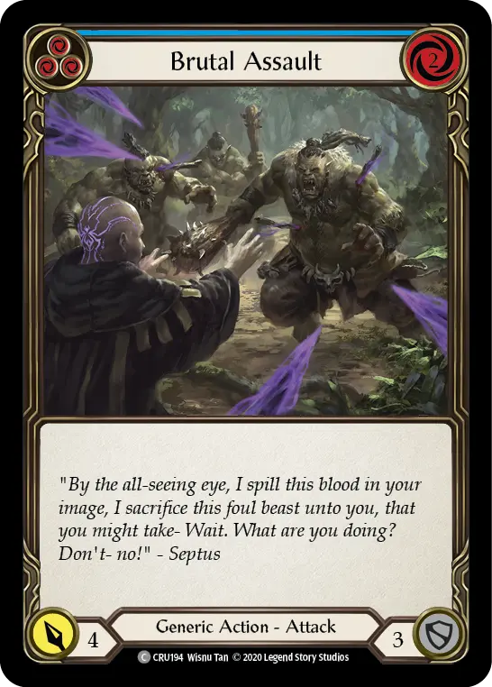 Brutal Assault card image, pitch 3