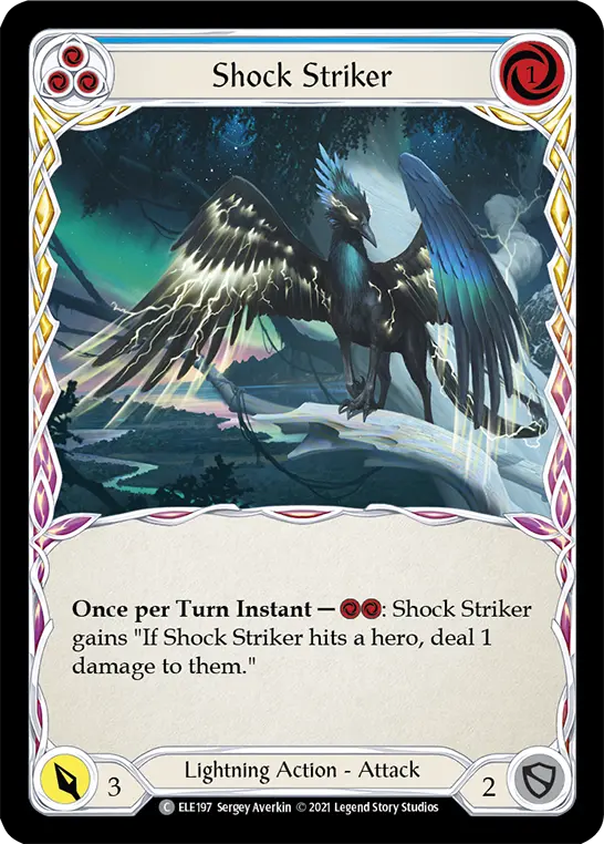 Shock Striker card image, pitch 3