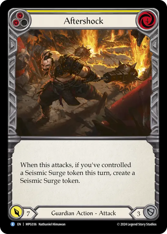 Aftershock card image, pitch 2