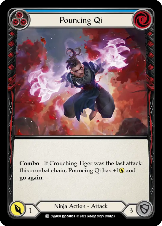 Pouncing Qi card image, pitch 3