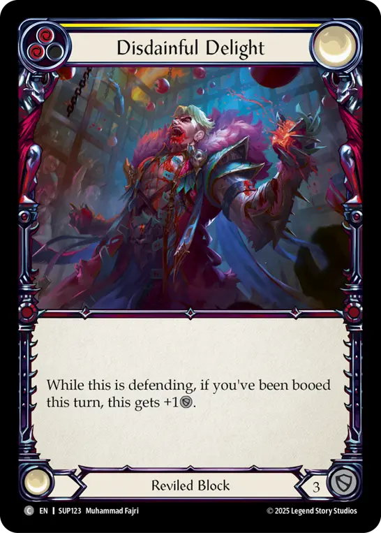 Disdainful Delight card image, pitch 2