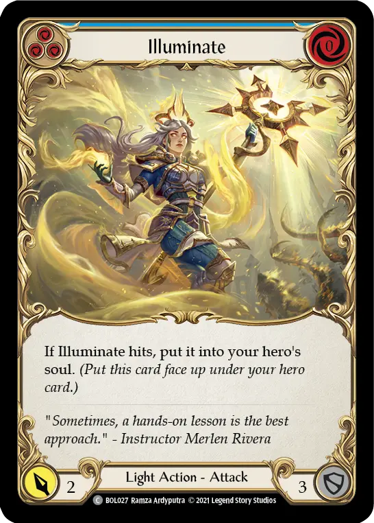 Illuminate card image, pitch 3