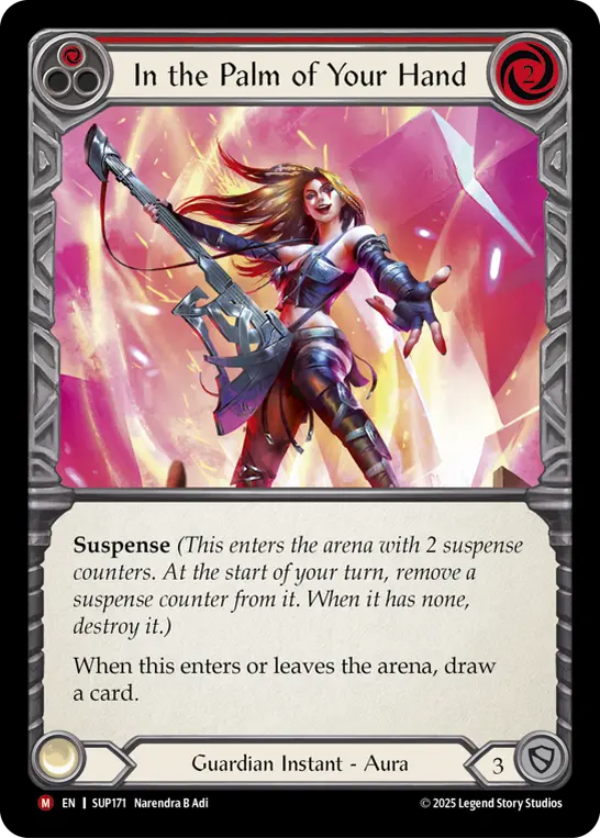 In the Palm of Your Hand card image, pitch 1