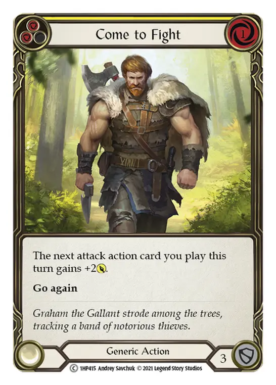 Come to Fight card image, pitch 2