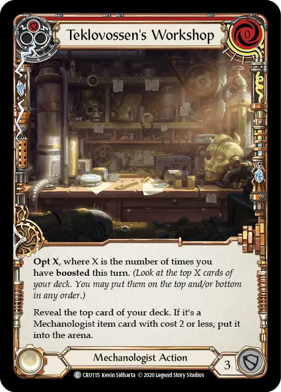 Teklovossen's Workshop card image, pitch 1