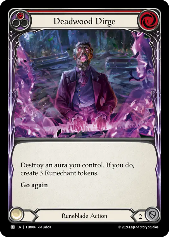 Deadwood Dirge card image, pitch 1