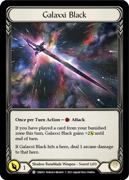 Galaxxi Black card image