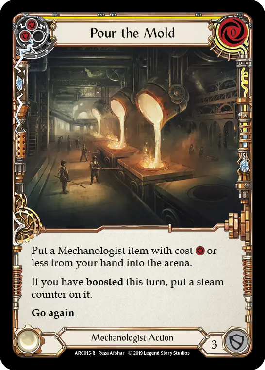 Pour the Mold card image, pitch 2