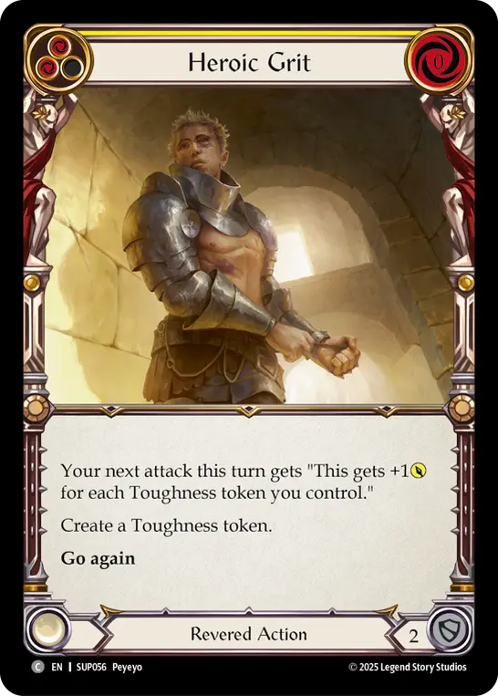 Heroic Grit card image, pitch 2