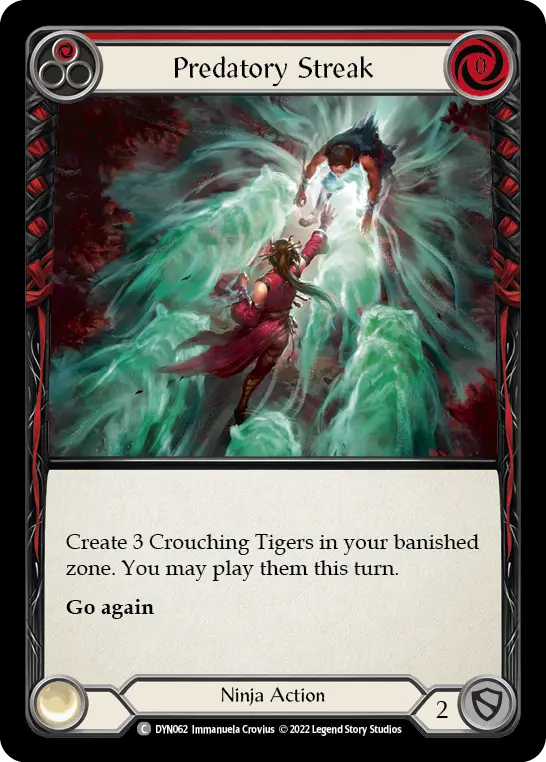 Predatory Streak card image, pitch 1