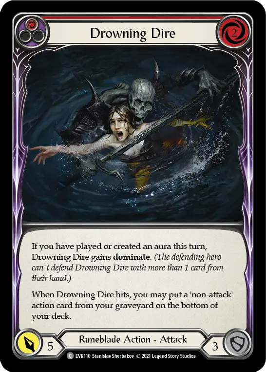 Drowning Dire card image, pitch 1