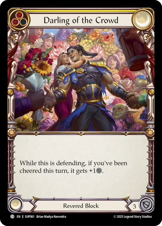 Darling of the Crowd card image, pitch 2