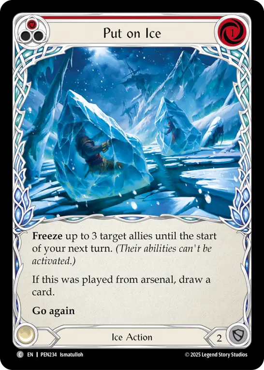 Put on Ice card image, pitch 1