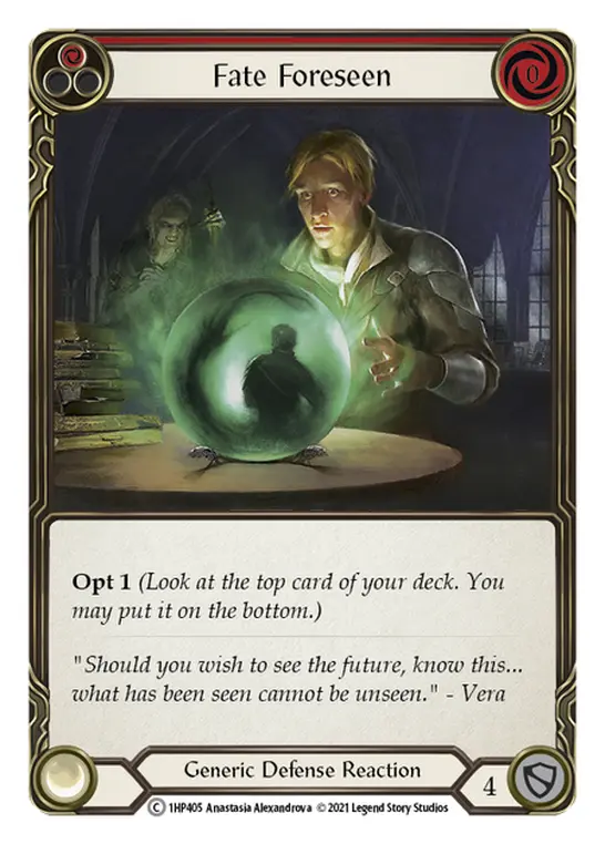Fate Foreseen card image, pitch 1