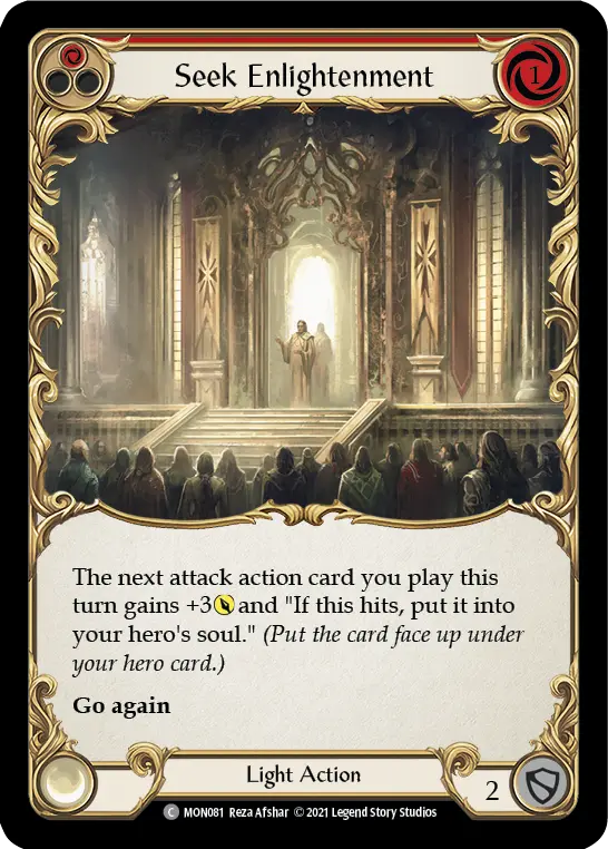 Seek Enlightenment card image, pitch 1