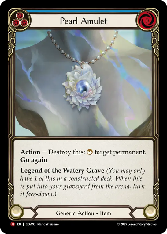 Pearl Amulet card image, pitch 3