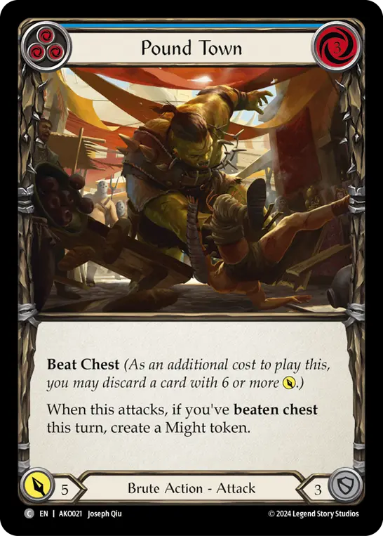 Pound Town card image, pitch 3