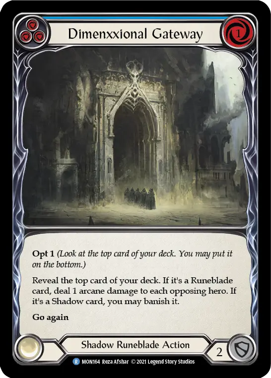 Dimenxxional Gateway card image, pitch 3