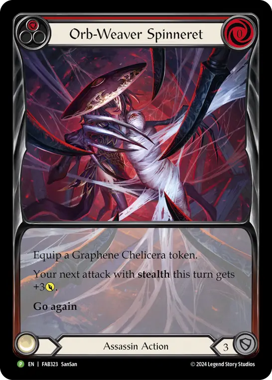 Orb-Weaver Spinneret card image, pitch 1
