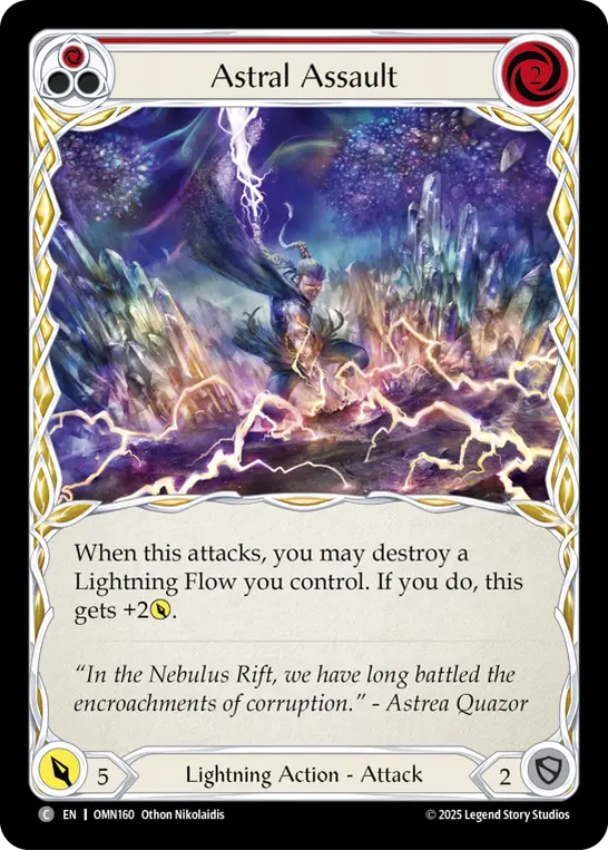 Astral Assault card image, pitch 1